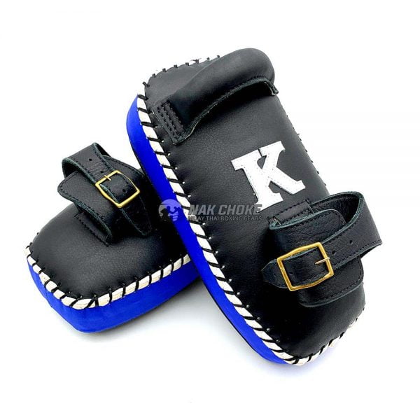 K Pads Single Strap Kick Pads Blue