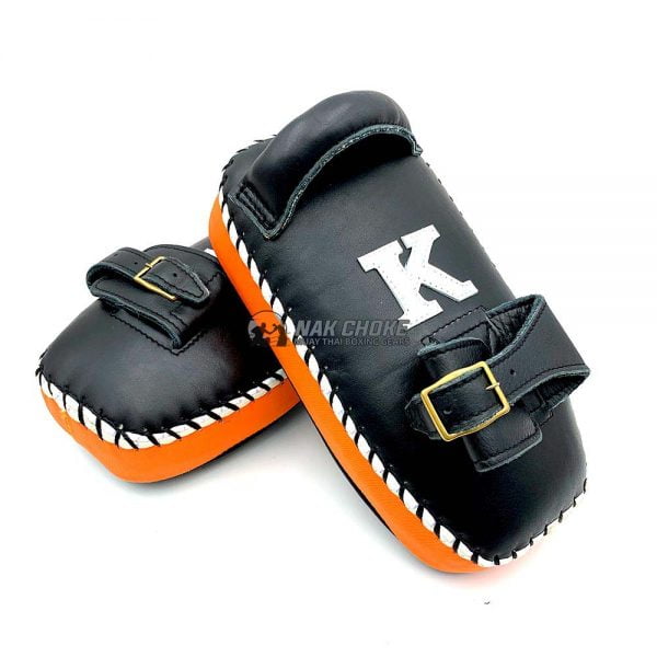 K Pads Single Strap Kick Pads Orange