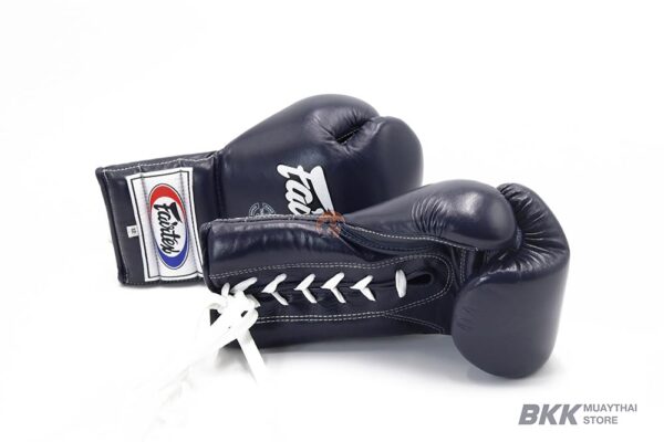 Fairtex [BGL7] Lace Up Pro Training Gloves Mexican Style Black