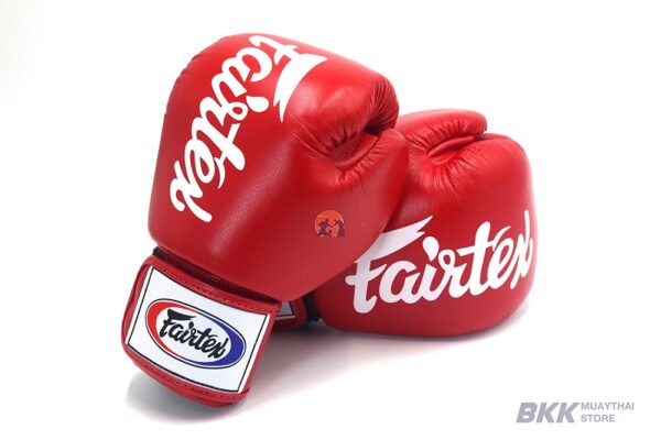 Fairtex [BGV19] DELUXE TIGHT-FIT Boxing Gloves Red