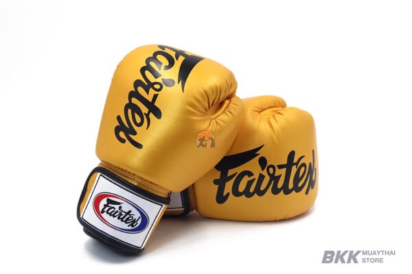 Fairtex [BGV19] DELUXE TIGHT-FIT Boxing Gloves Gold