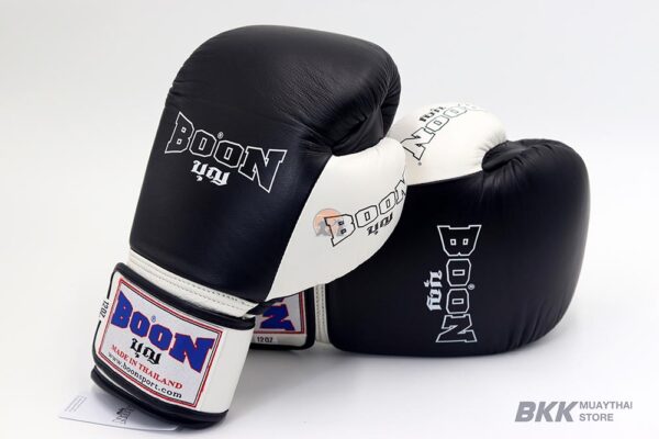 Compact Velcro Glove Black/White Boon [BGCBK]