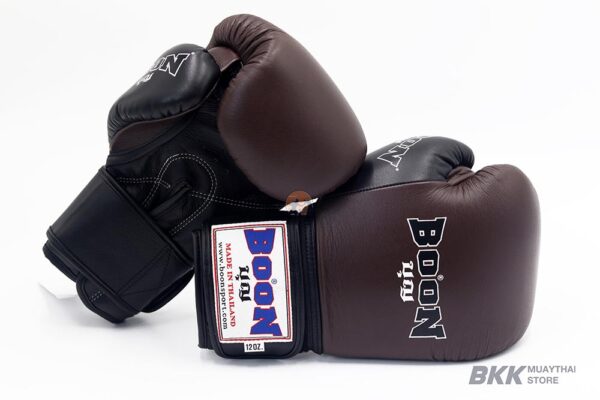 Compact Velcro Gloves Boon [BGCBR] Brown/Black
