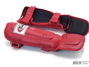 Fairtex [SP3] In-Step Double Padded Protector Shin Guards Red
