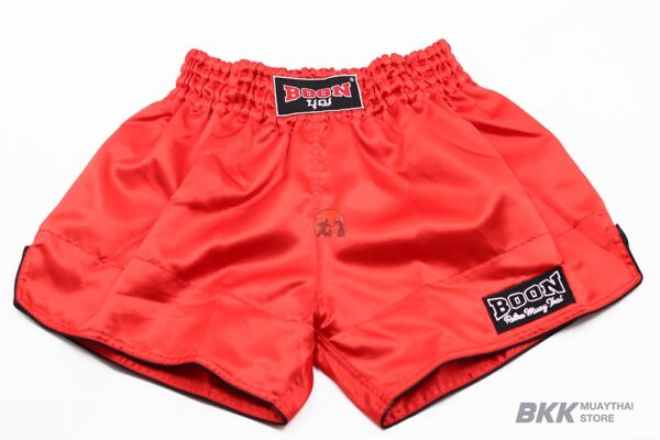 Boon [BRS] Retro Muay Thai Shorts Red