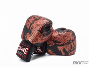 Twins Special [FBGV-49] Dragon Boxing Gloves Black/Copper