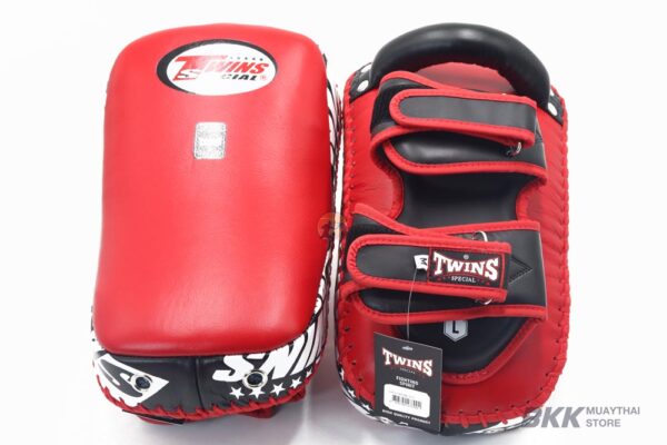 Twins Special [KPL-12] Deluxe Kicking Pads Front-Back Red/Black