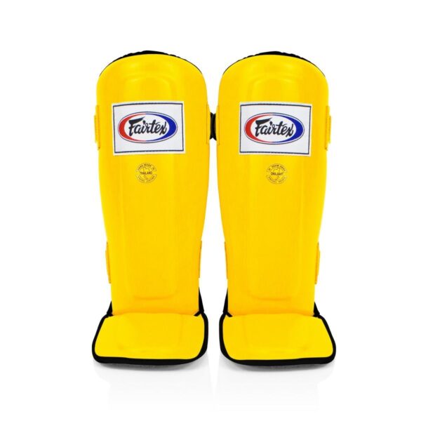 Fairtex [SP3] In-Step Double Padded Protector Shin Guards Yellow