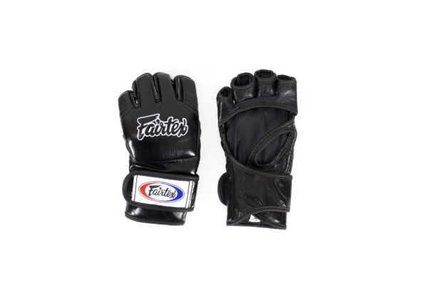 Fairtex [FGV12] Gloves With "Open Thumb Loop" Black