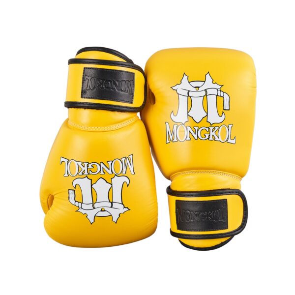 Mongkol [BGM01] Muay Thai Boxing Gloves-Yellow1