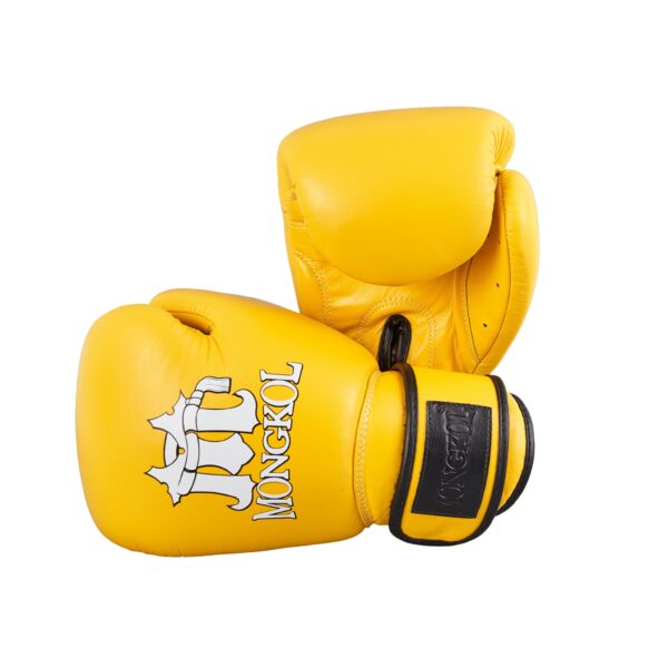 Mongkol [BGM01] Muay Thai Boxing Gloves-Yellow