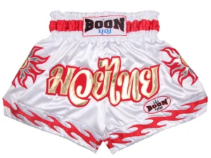 Boon [MT27] ''White SUN'' Muay Thai Shorts