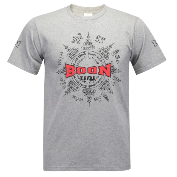 Boon T-Shirt ''Sak Yant'' Grey Front