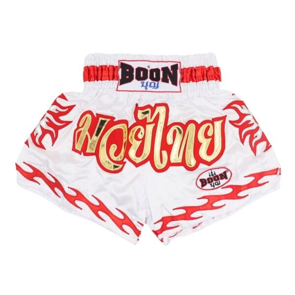 Boon [MT27] ''White SUN'' Muay Thai Shorts