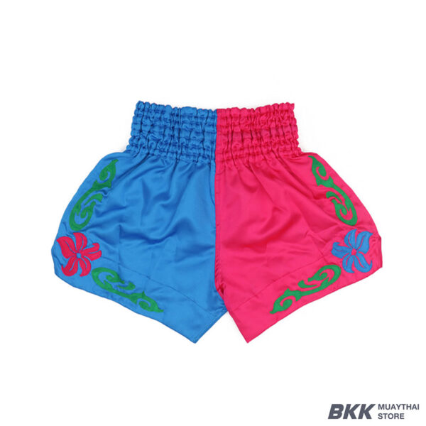 Boon [MT41] ''PINK-BLUE'' Muay Thai Shorts - Image 2