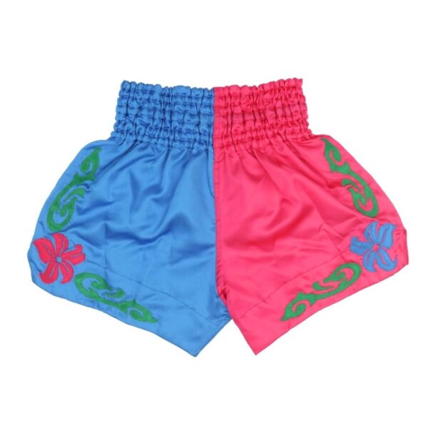 Boon [MT41] ''PINK-BLUE'' Muay Thai Shorts - Image 2