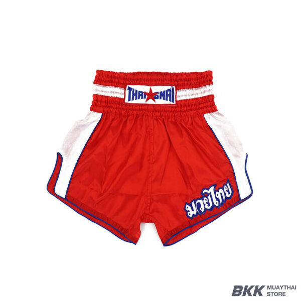 THAISMAI Classic Muay Thai Boxing Shorts Red