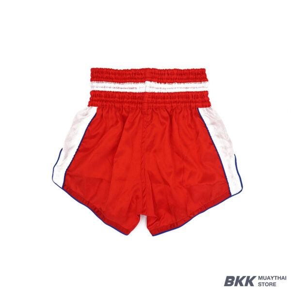 THAISMAI Classic Muay Thai Boxing Shorts Red - Image 4