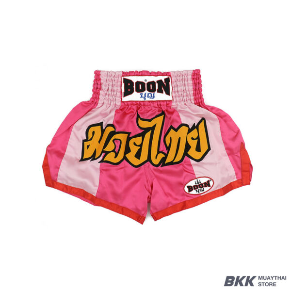 Boon [MT16] "PINK STRIPS" Muay Thai Shorts