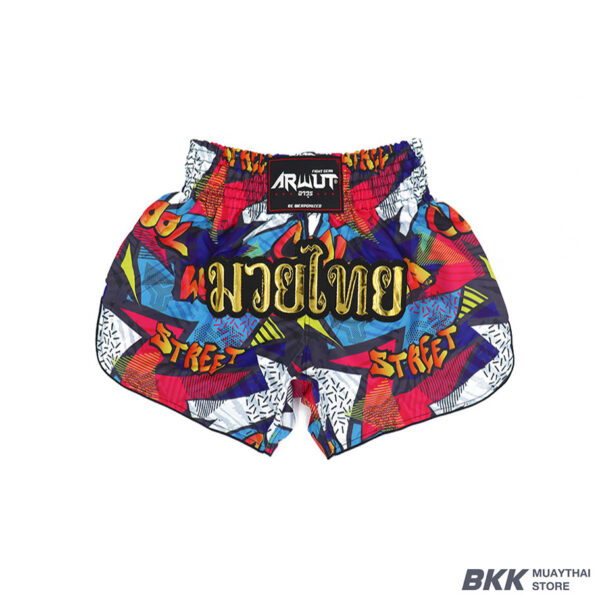 ARWUT [S002] "WOW STREET" Edition Muay Thai Shorts