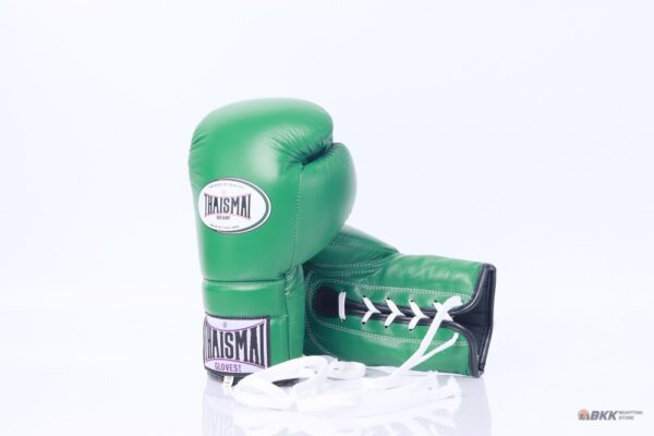 ThaiSmai Lace Up Gloves Green - Image 2