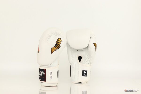 ARWUT [BG1] Muay Thai Boxing Gloves "White" - Image 2