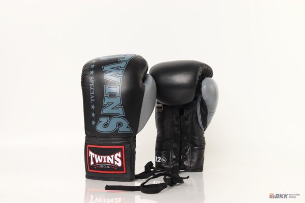Twins Special [BGLL1-2T] Lace Up Gloves "Black/Grey"