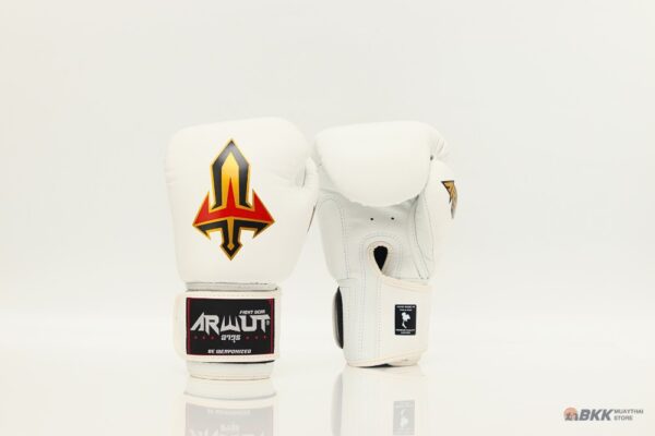 ARWUT [BG1] Muay Thai Boxing Gloves "White"